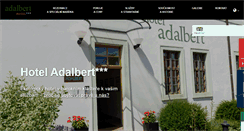 Desktop Screenshot of hoteladalbert.cz